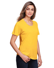 Load image into Gallery viewer, Ladies&#39; Campus Gold Core 365 Fusion ChromaSoft™ Performance T&#39;Shirt / Side 2nd View | YourWay
