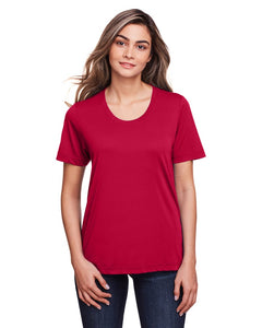 Ladies' Classic Red Core 365 Fusion ChromaSoft™ Performance T'Shirt / Front View | YourWay