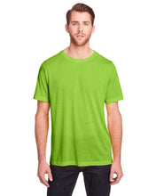 Load image into Gallery viewer, Adult Acid Green Core 365 Fusion ChromaSoft Performance T-Shirt / Front View | YourWay
