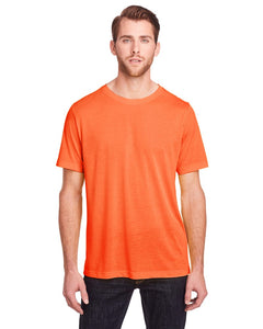 Adult Campus Orange Core 365 Fusion ChromaSoft Performance T-Shirt / Front View | YourWay