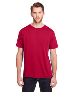 Adult Classic Red Core 365 Fusion ChromaSoft Performance T-Shirt / Front View | YourWay