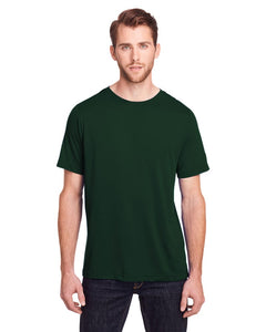 Adult Forest Green Core 365 Fusion ChromaSoft Performance T-Shirt / Front View | YourWay