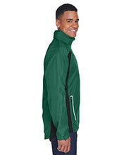 Load image into Gallery viewer, WAG Forest Green Team 365 Men&#39;s Dominator Waterproof Jacket / Side View (2) | YourWay
