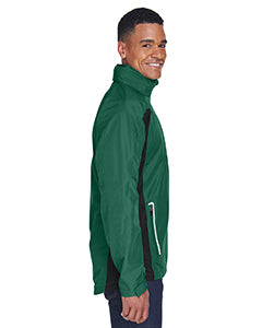 WAG Forest Green Team 365 Men's Dominator Waterproof Jacket / Side View (2) | YourWay